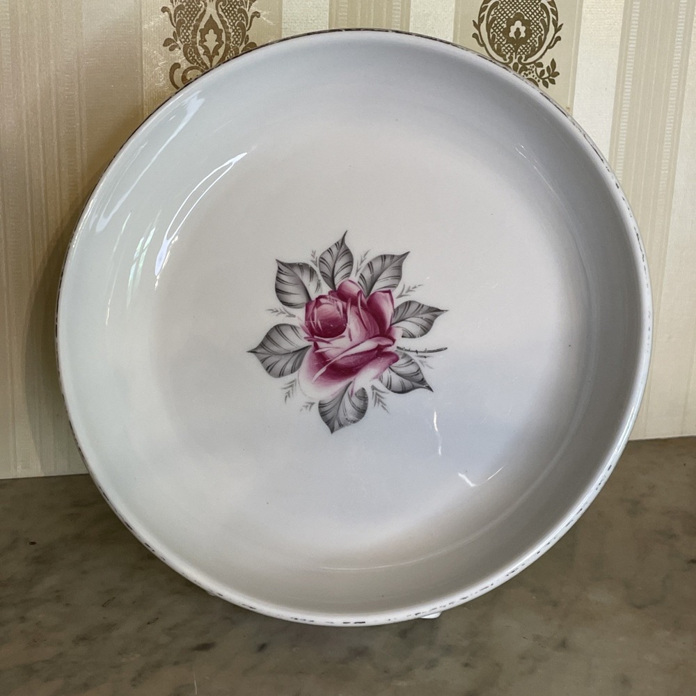 Parisienne by Royal Jackson Normandy Rose 9" Across Bowl Vessel Silver